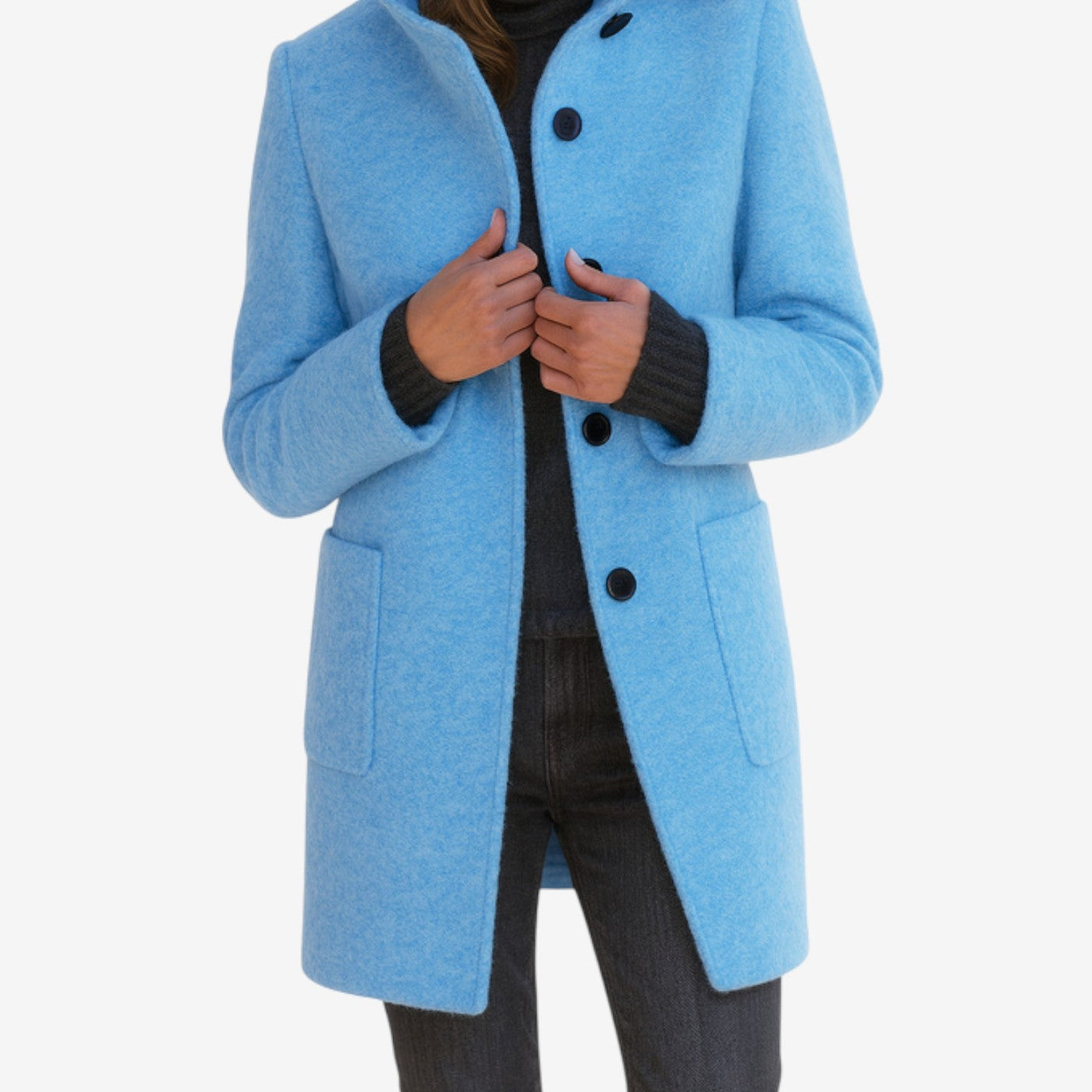 Estelle™ Cappotto Classico in Mistura